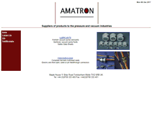Tablet Screenshot of amatron.co.uk